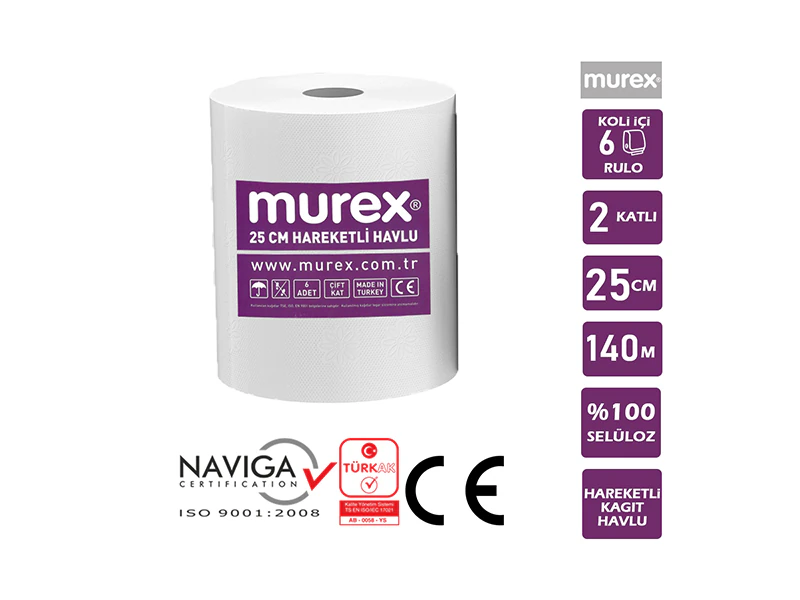 Murex 25 cm Hareketli Havlu 140 m ürün görseli