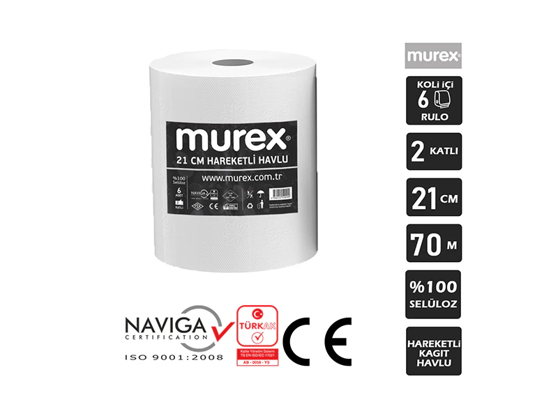 Murex 21 cm Hareketli Havlu 70 m ürün görseli