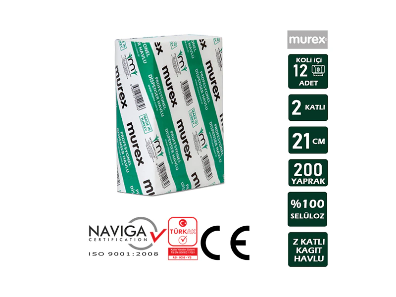 Murex Z Katlı Dispenser Havlu 21 cm ürün görseli