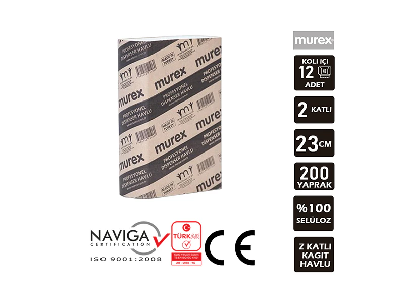 Murex Z Katlı Dispenser Havlu 23 cm ürün görseli