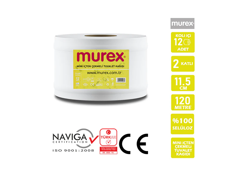 Murex Mini İçten Çekmeli Tuvalet Kağıdı 120 m ürün görseli